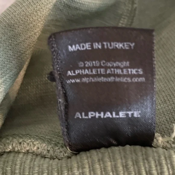 ALPHALETE Halo High Rise Compression Leggings in Sage Green Size S - Picture 7 of 11